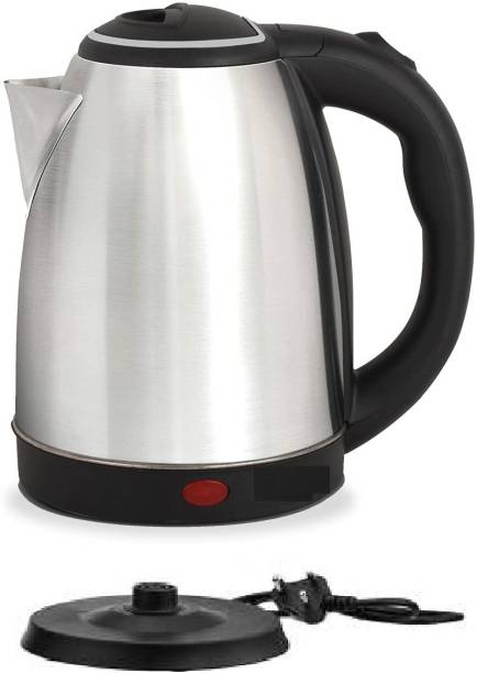 Siya Shine Electric Heat Kettle [ FAST BOIL]: This 1500W electric kettle has concealed heating elements and can boil up to 2 litres of water in 5 to 7 minutes, quicker and safer. Start your day with a cup of instant lemon tea, green tea, hot water. Auto switch off when water boils. Electric Kettle