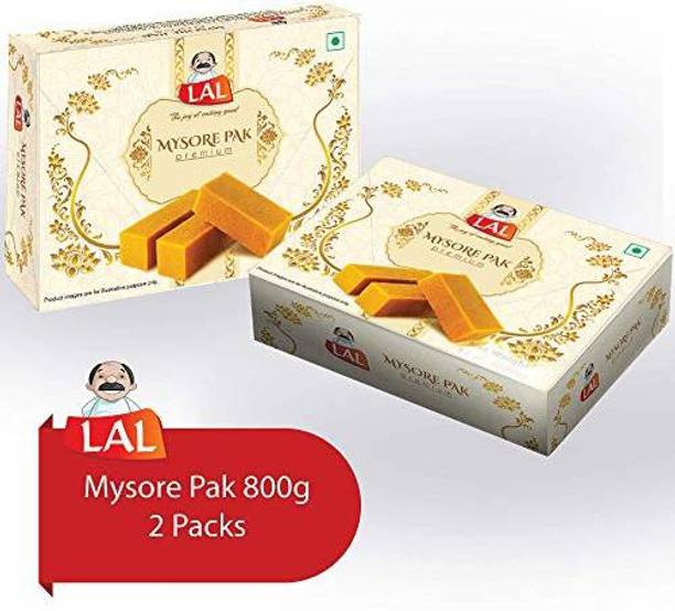 Lal Mysore Pak 800g Pack Of 2 Box
