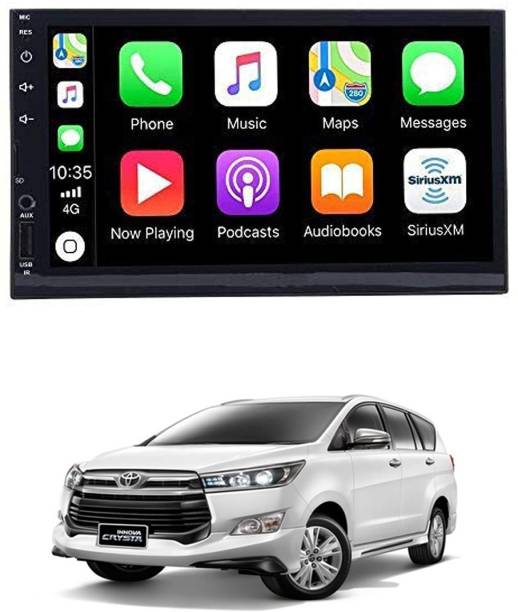 RKPSP 7 INCH Full Double Din Car Screen Stereo Media Player Audio Video Touch Screen Stereo Full HD with MP3/MP4/MP5/USB/FM Player/WiFi/Bluetooth & Mirror Link For Innova Crysta Car Stereo