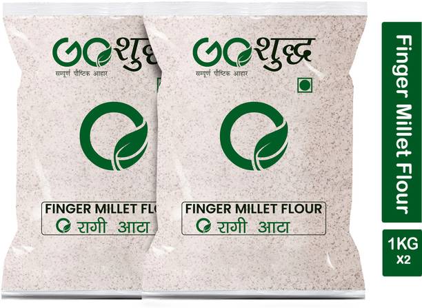 गोशुध प्रीमियम क्वालिटी रागी आटा (फिंगर मिलेट फ्लोर)-1Kg