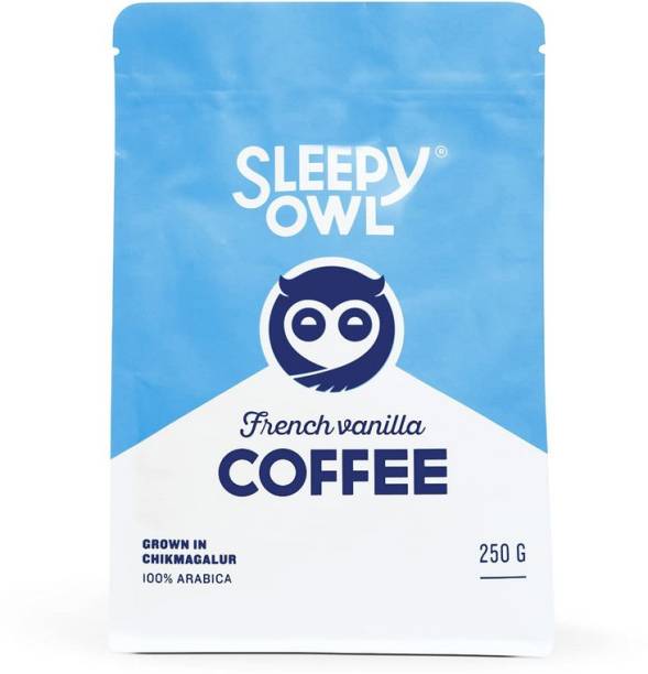 Sleepy Owl French Medium Grind | Pour Over Aeropress Homemachine 100%Arabica Roast & Ground Coffee