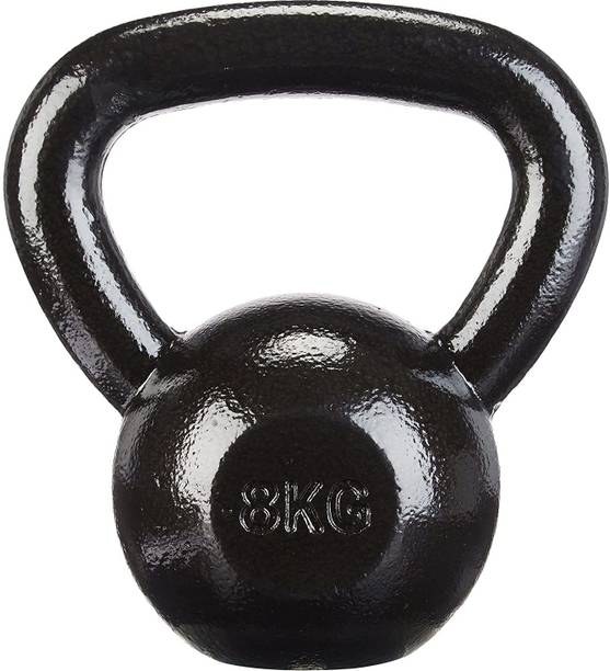 HACKERX Cast Iron Kettlebell Black Kettlebell