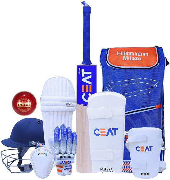 HF HITMAN MILAZE Full Size ( Ideal For 15-21 Years ) Complete क्रिकेट किट