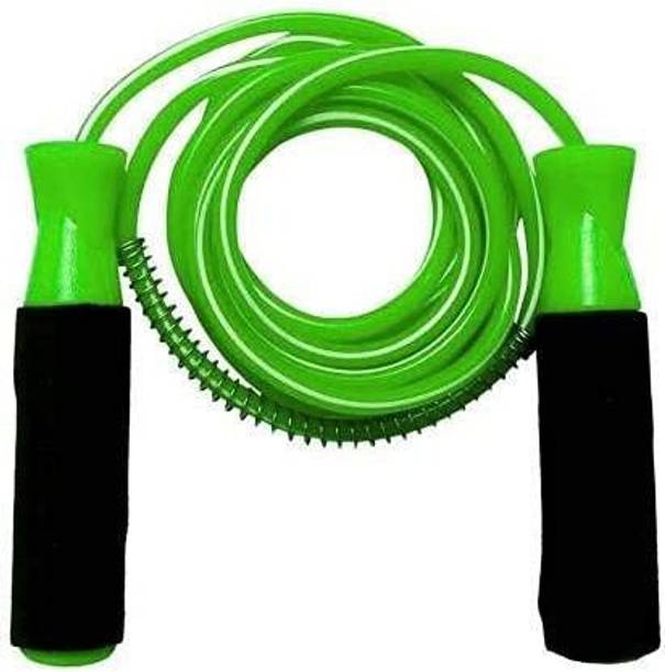 Tucker Jumping Skipping Rope for Gym Training, Exercise and Workout man woman foam handle Ball Bearing Skipping Rope
