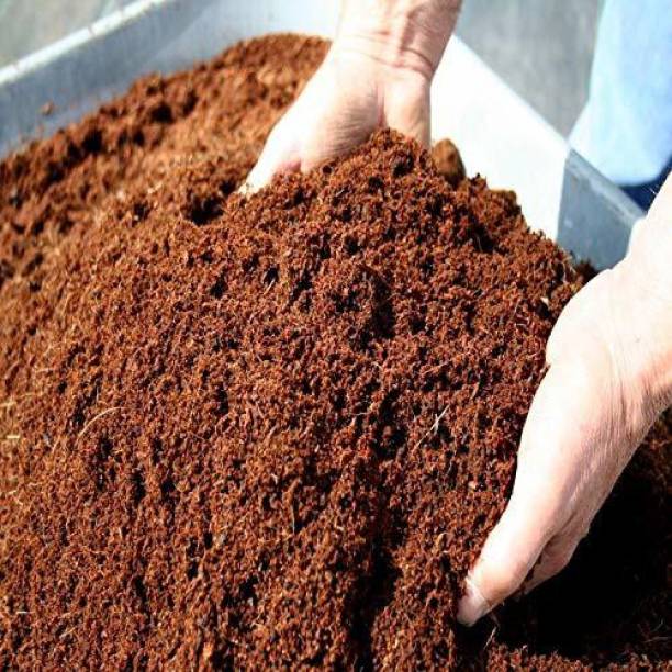 Garden of eiden 4 Kg -100% Organic Loose Cocopeat for Indoor & Outdoor Plants, Kitchen Garden, Terrace Gardening Soil Manure Manure
