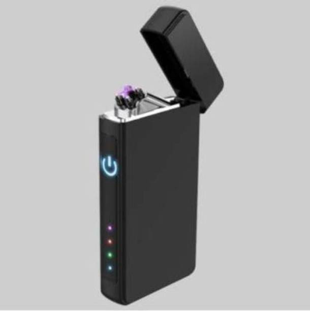 SYARA NPT_408B_Arc Cigarette Lighter ||Perfect Gifting For Cigarette Lovers Waterproof Rechargeable Electric Lighter||Battery Indication Touch Screen Sensor Lighter||Eco Friendly ||Unique USB||Cigarette Lighter|| Pocket Friendly|| Size Compact|| NPT_408B_Arc Cigarette Lighter ||Perfect Gifting For Cigarette Lovers Waterproof Rechargeable Electric Lighter||Battery Indication Touch Screen Sensor Lighter||Eco Friendly ||Unique USB||Cigarette Lighter|| Pocket Friendly|| Size Compact|| Cigarette Lighter