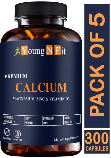 Young N Fit Nutrition Calcium, Magnesium, Zinc, D3 & B12 Tablets (YNF238)Pro