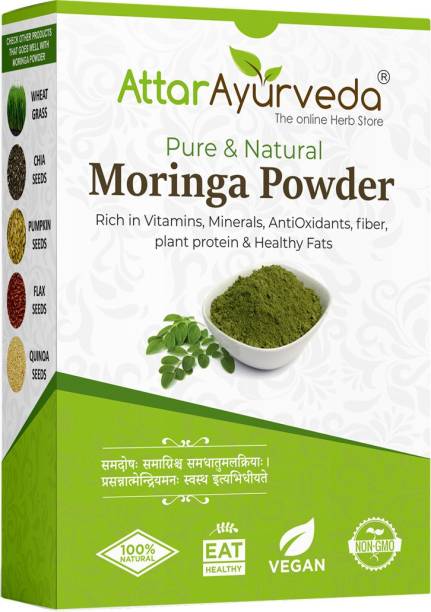 Attar Ayurveda Pure Moringa Leaf Powder For Weight Loss
