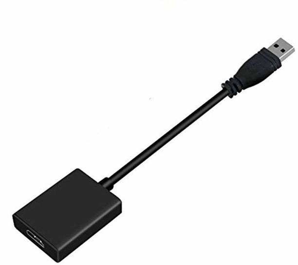 RuhZa HDMI Adapter 0.5 m USB to HDMI Adapter, 1080P HD Audio Video Converter,USB 3.0/2.0 to HDMI Multiple Monitors Cable