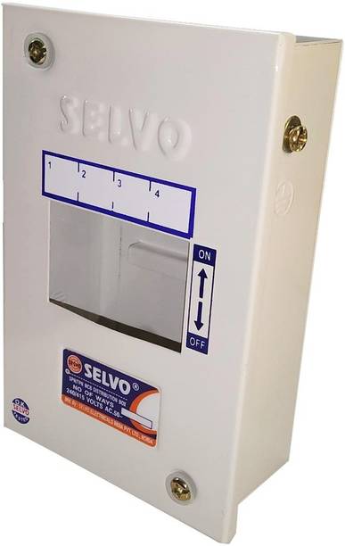 Selvo 4 WAY SPN SINGLE DOOR Distribution Board