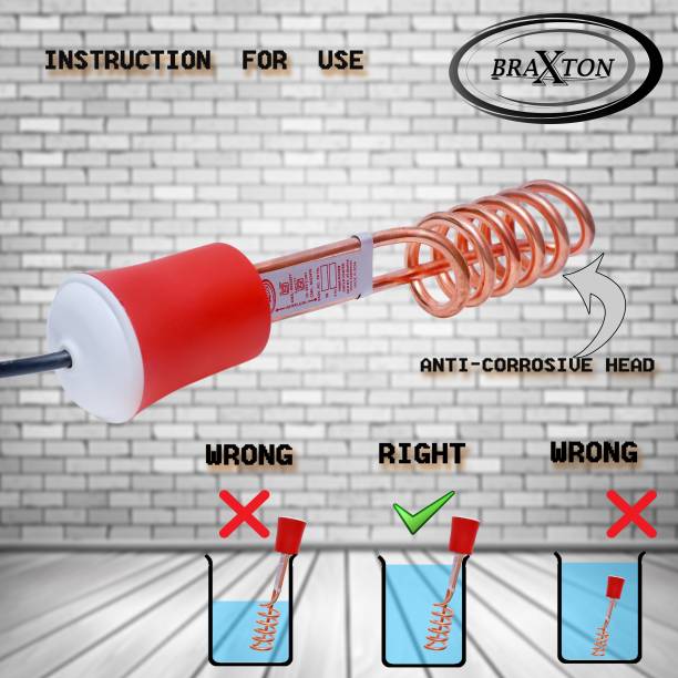 Braxton ISI Mark MRC-15 Shock-Proof & Water-Proof 1500 W Shock Proof Immersion Heater Rod