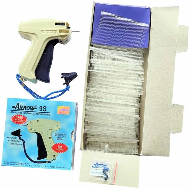 ARROW TAG GUN 9S WITH FREE NEEDLE AND FREE 65mm TAG PIN 5000nos Best Taging Gun