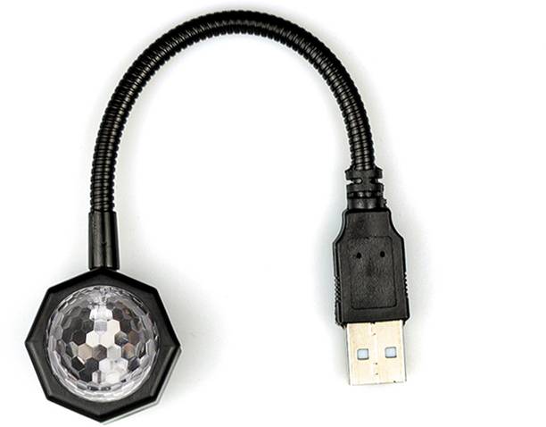 WRADER Car USB Disco Light Disco Projection LED Light 7 Colors with 9 Functional Modes for Cars Home Decor Parties Bedroom Outdoor Activities & More Led Light