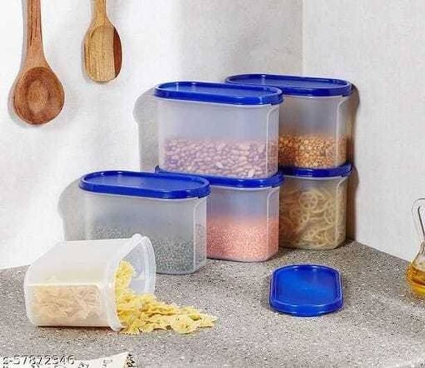 OMORTEX Plastic Grocery Container  - 1000 ml