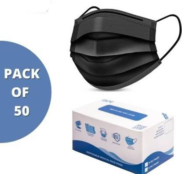 Wellstar 3 Ply Spunbond Disposable Mask with nosewire for dust pollution surgical PLY MASK BSRCARE 3 Ply Protective Face Mask, BFE >95% & PFE >90%,ISI,BIS,CE & ISO 9001:2015 Certified, Tested by SITRA, Complies to ISI Level 2 & EN14683 Type IIR, Premium Mask For Men and Women (UNISEX) 3 Ply Surgical Disposable Face Mask With Thick Melt Blown (SMMS) Filter, Anti-Pollution, Anti-Virus, Anti-Bacteria Mask with Nose Clip, Comfortable ULTRASONIC STICHED Earloops, and Skin Friendly, BSPFM Water Resistant Surgical Mask With Melt Blown Fabric Layer (BlACK, Free Size, , 3 Ply) Surgical Mask With Melt Blown Fabric Layer (BlACK, Free Size, , 3 Ply) Water Resistant Surgical Mask With Melt Blown Fabric Layer Surgical Mask With Melt Blown Fabric Layer Surgical Mask With Melt Blown Fabric Layer Water Resistant Surgical Mask With Melt Blown Fabric Layer (Black, Free Size, Pack of 100, 3 Ply) Non-Washable Surgical Mask With Melt Blown Fabric Layer