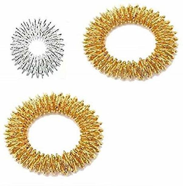 Acs 1220 ACS Sujok Acupressure Finger, Hand, Foot Massage Ring - Set of 3 Massager