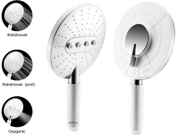 AMJ Premium 3 Function(ABS) RDOTS Multi Adjustable Rain Spray Hand Shower Shower Head