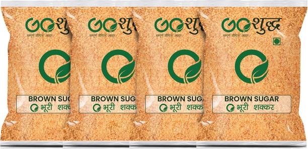 Goshudh Premium Quality Brown Sugar 500g Pack Of 4 Sugar