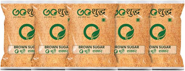 Goshudh Premium Quality Brown Sugar 500g Pack Of 5 Sugar