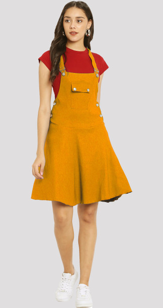 Long Fusion Dresses Womens Dungarees 