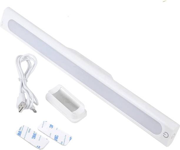iDOLESHOP Ultra Slim Rechargeable LED Designed Under Cabinet Light with Touch Activated, Magnet Mounted, Stick On Anywhere Straight Linear LED Tube 6 hrs Lantern Emergency Light