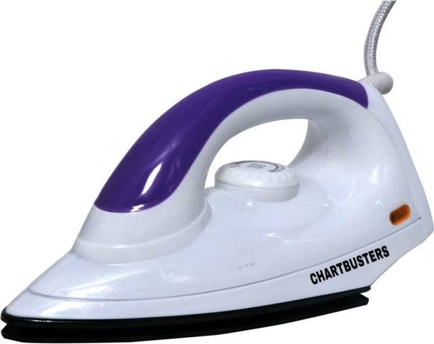 Chartbusters MAGIC LONG LIFE DRY IRON 750-WATS, HEAVY PERFORMANCE, WITH STYLISH LOOKS, 02 750 W Dry Iron