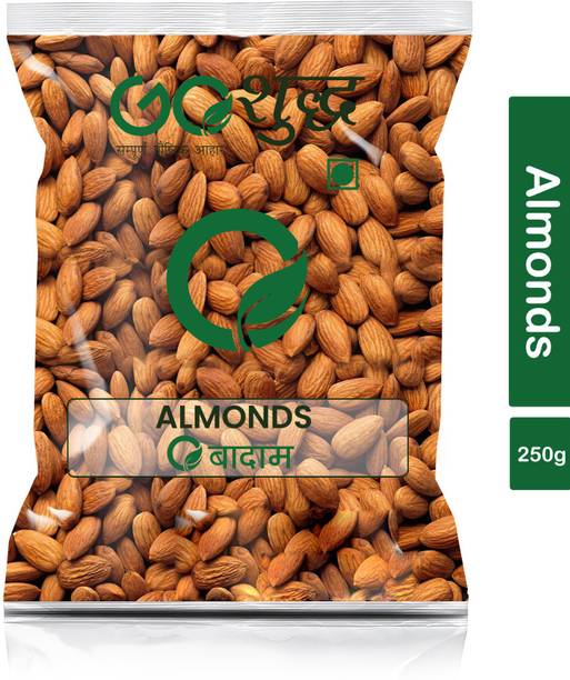 Goshudh Premium Quality Badam (Almond)-250gm (Pack Of 1) Almonds