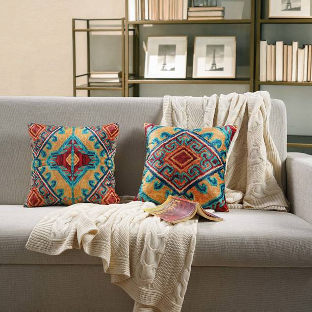 SWAYAM Velvet Cushions Cover