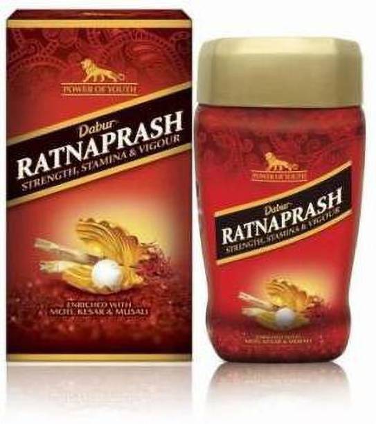 Dabur RATNAPRASH 900GM ENRICHED WITH MOTI, KESAR