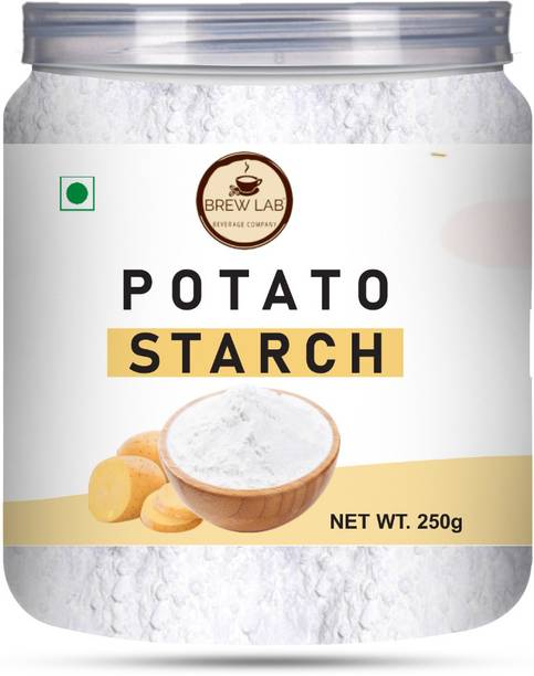 Brew Lab 100% Natural Potato Starch for Cooking and Baking Use in Soups , Gravies , Sauces , Stews , Casseroles , Noodle , Potato chip , Instant soup , Dumplings, Bakery , Meat Coating and Breading Baking Powder