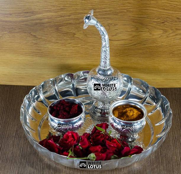 WHITE LOTUS Silver Plated