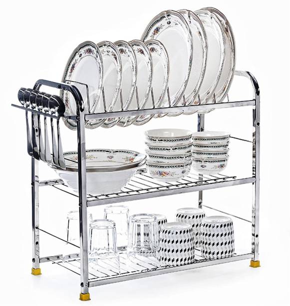 Matric House Dish Drainer Kitchen Rack Steel Kitchen rack ,utensils rack 18x18,kitchen stand