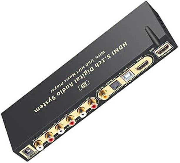 Tobo ARC Converter, 5.1 Audio Converter Decoder DAC DTS AC3 FLAC APE 4K*2K HDMI-Compatible Converter Splitter Digital SPDIF ARC, HDMI Audio Extractor HD815BT 1080 inch Blu-ray Player