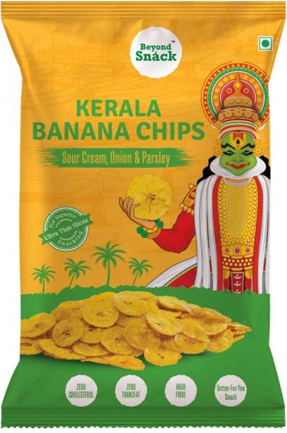 Beyond Snack Kerala Banana Sour Cream, Onion and Parsley Chips