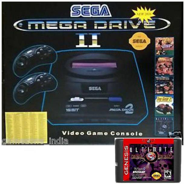 Aoko Sega 16 Bit TV Video Game with 350 built-in Games & Mortal Kombat Cassete Limited Edition