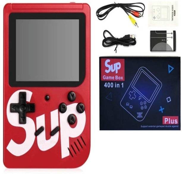SUP 400 in 1 Games Retro Game Box Console Handheld portable game box SUP Handheld Game Console,Classic Retro Video Gaming Player Colorful LCD Screen USB Rechargeable Portable Game Console Classic Best Birthday Gift for Kids Boys Girls Sup box handheld console Best android retro handheld best x box console Retro Game Box Console Handheld Video Game with ideal for Children,adult Mario/Super Mario/DR Mario/Contra/Turtles and other 400 Games Special Toy Edition