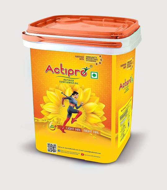 Actipro High Oleic Refined Sunflower Oil - Special Pack 15 Litre Sunflower Oil Jar