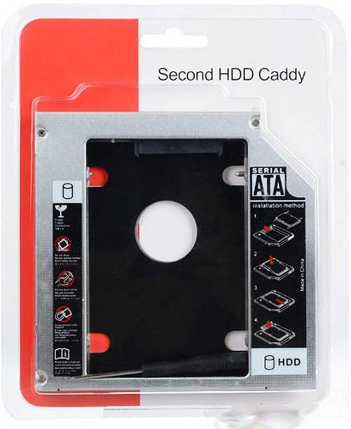 Mebako SATA 2nd Hard Disk Drive 2.5'' HDD Caddy for 12.7mm 2.5 inch Internal HDD Case