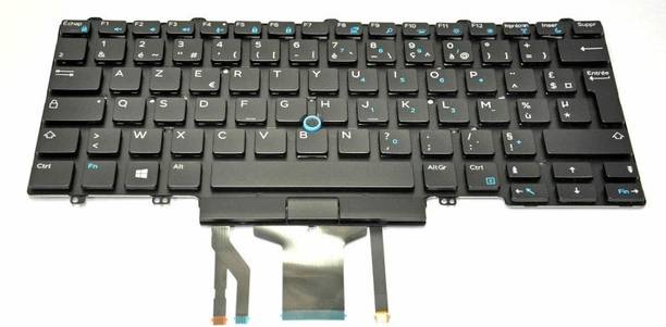 SellZone Laptop Keyboard For Dell Latitude E5450 E7250 E7450 Internal Laptop Keyboard (Black) Internal Laptop-size Laptop Keyboard Compatible with Desktop, Laptop, Mac