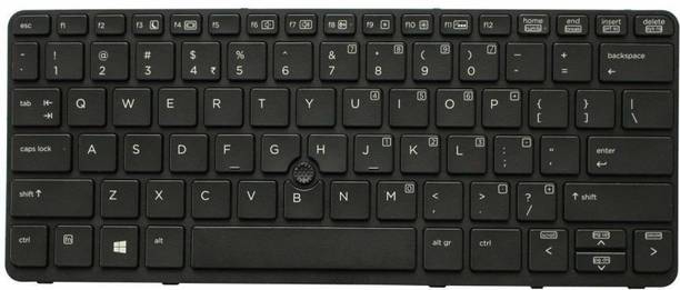 SellZone Laptop Keyboard For HP EliteBook 820 G1 / 820 G2 Backlight Internal Laptop-size Laptop Keyboard Compatible with Desktop, Laptop, Mac