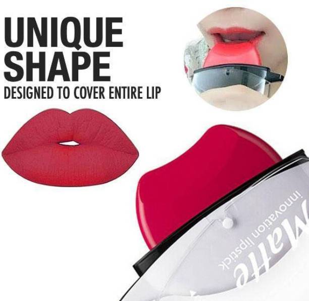 CHIWA Matte Innovation Lipstick Lip Shape Lipstick Crazy lipstick (Pink, 3 g)