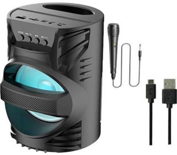 Clairbell LGE_525O_LZ 4104||WS-04|| Karaoke Speaker With Mic Super Bass Bluetooth Wireless Portable compatiable With all smart phones || Karaoke Bluetooth speaker with SD card and USB slot Wireless Bluetooth Multimedia Speaker || Wireless Speaker Ultra Loud Stereo sound || Bluetooth Speaker for Desktop PC|| Bluetooth Speaker Home Audio|| Perfect for home DJ audio player and DJ for outdoor activities || FM , Aux, TF, Speaker Phone / Wireless Speaker Compatible with all your devices. 15 W Bluetooth Tower Speaker