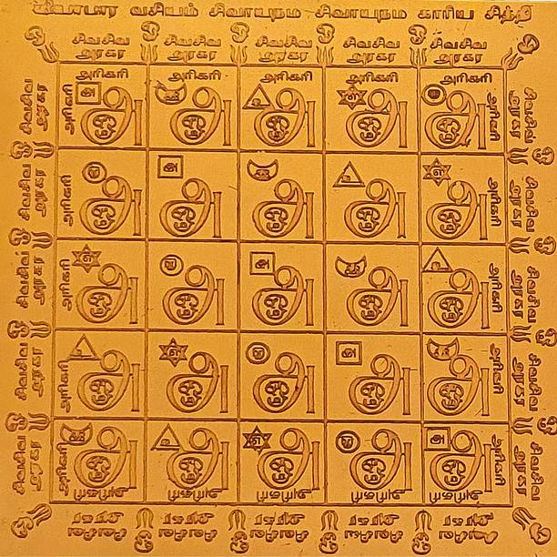 aalayam selveer Vyabara Vasiyam Yantra Vyapar Vridhi Yantra Size 6 Inches Copper Yantra