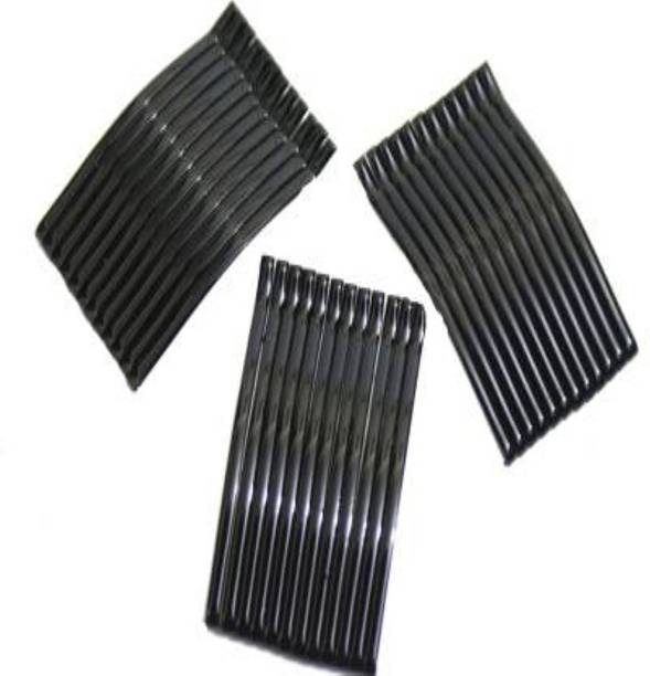 Shona Fashion Creation Metal Black Bob/Bobby Pins 36pcs(Size:7cm) Hair Pin (Black) Hair Clip