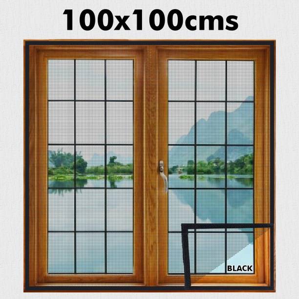 Lifekrafts 120 GSM Fiberglass Pre-Stitched Window Fibre Washable Adults Mosquito Net