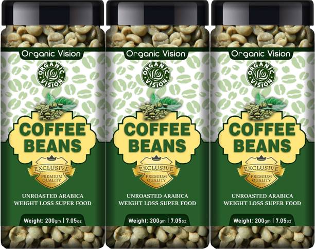 Organic Vision Unroasted Green Coffee Beans For Weight Loss Coffee Beans