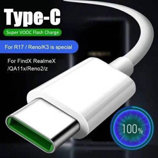 Sendrata USB Type C Cable 4 A 1 m 50W VOOC CHARGING CABLE For Oppo F15,F17,F17Pro,eno2,eno3,3Pro,eno4,4PRo,Find X2,X2Pro