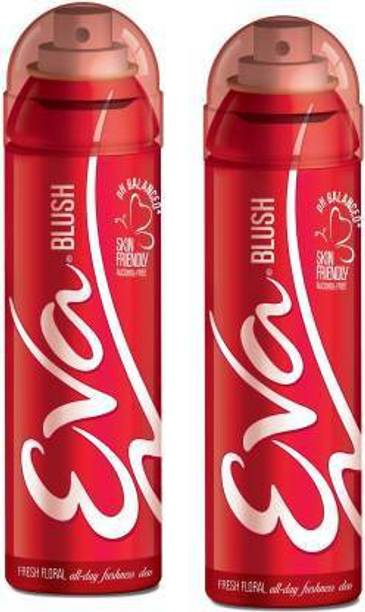 EVA COMBO DEODRANT SPRAY BLUSH 125*2 Body Spray  -  For Men & Women
