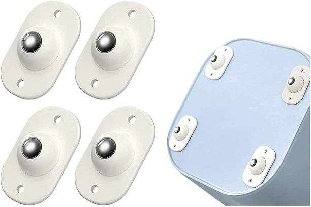 PUHBRHY Self Adhesive Mini Swivel Casters Wheels,Universal Wheels at The Bottom of The Storage Box, Swivel Caster Wheels 360 Degree Rotation Pulley for Furniture Various Storage Boxes Swivel Furniture Caster (Pack of4) Bed Legs