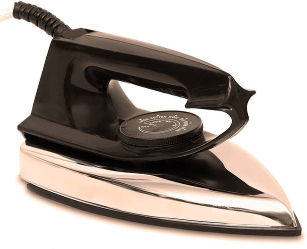 LE - EASE LITE Best Value Iron Non Stick Coated ideal for your Home it use 750W of energy to effectively Remove tough creases so that you get wrinkle-free clothes its ergonomic handle gives you a secure grip for a convenient ironing experience And easy to carry In Traveling Bag 7500 W Dry Iron